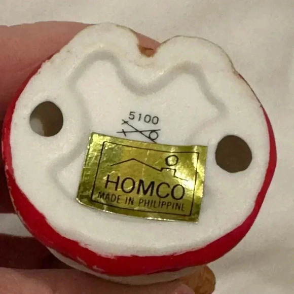 Vintage Homco Christmas Choir Bear Figurine Statues Made in Philippines - Picture 5 of 8